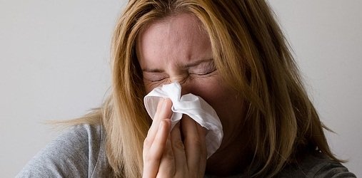 woman post nasal drip mucus and tonsil stones